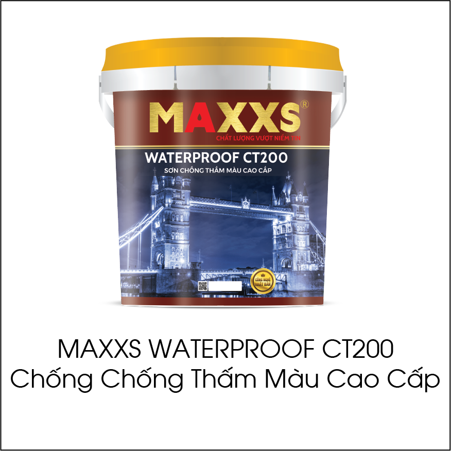 Maxxs Waterproof CT200 chống thấm màu cao cấp - Công Ty Cổ Phần Sơn Maxxs Việt Nam